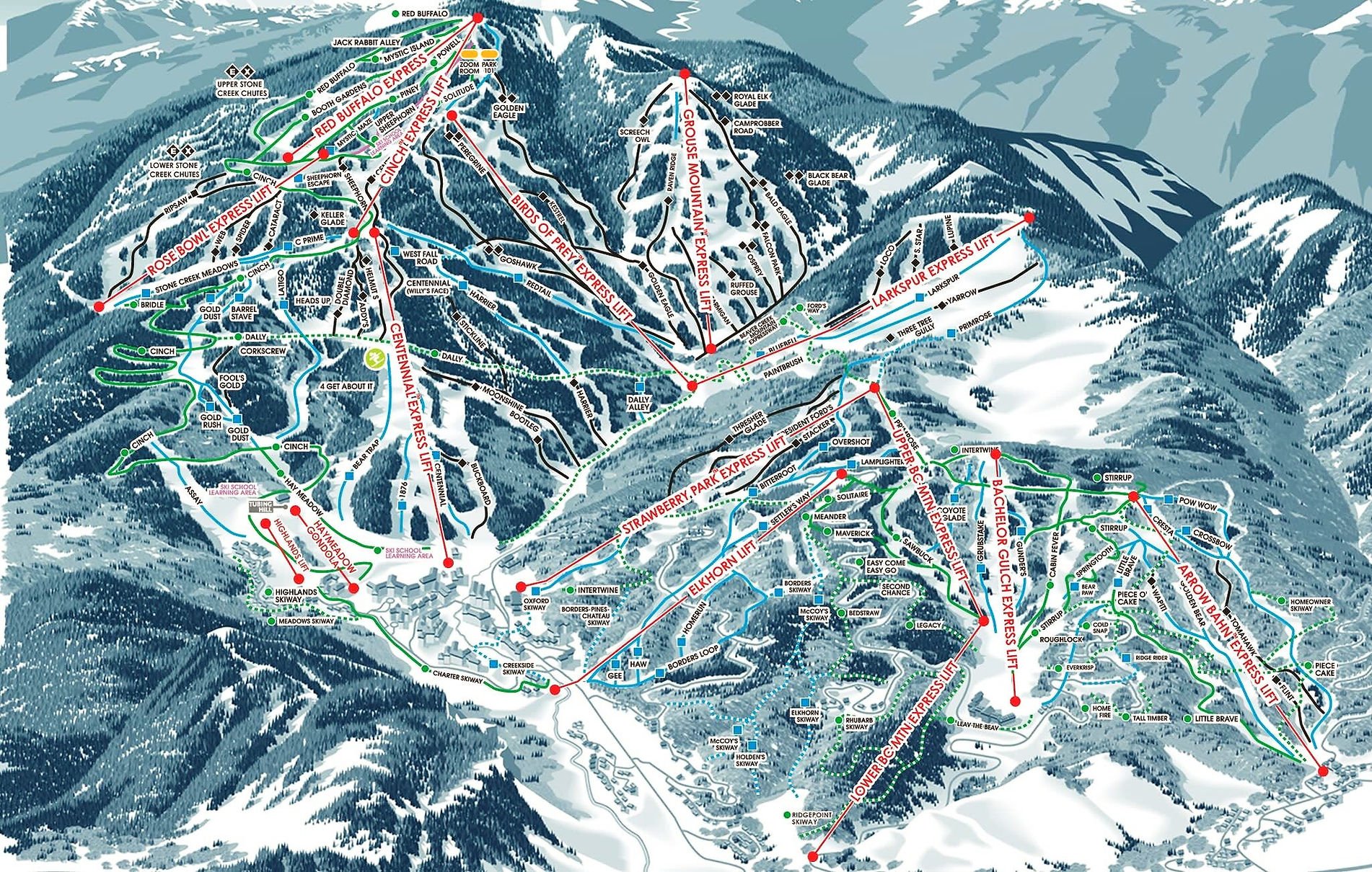 Beaver Creek Trail Map
