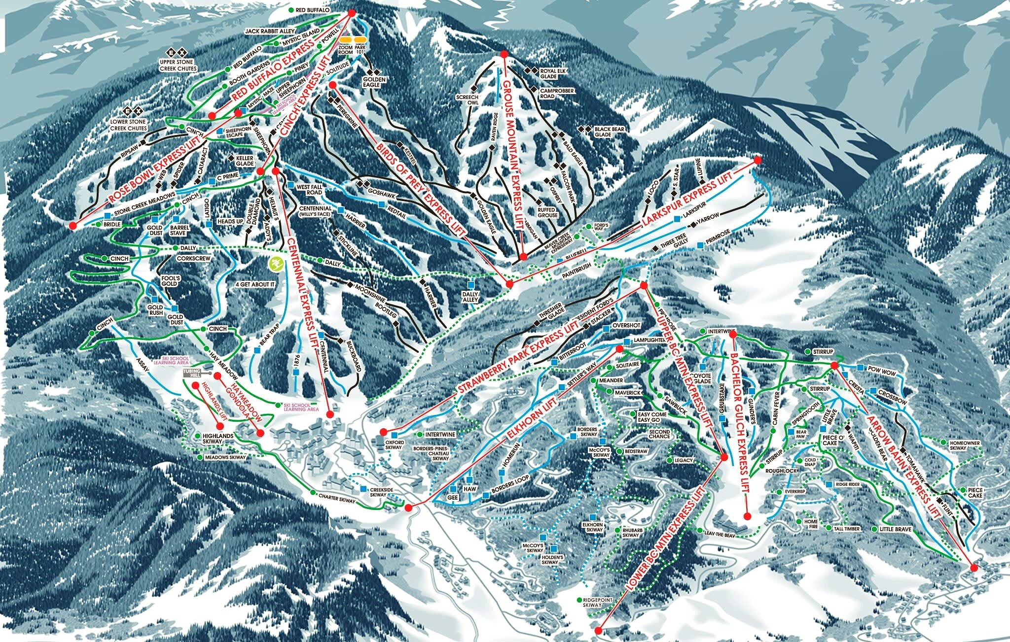  BEAVER CREEK TRAIL MAP